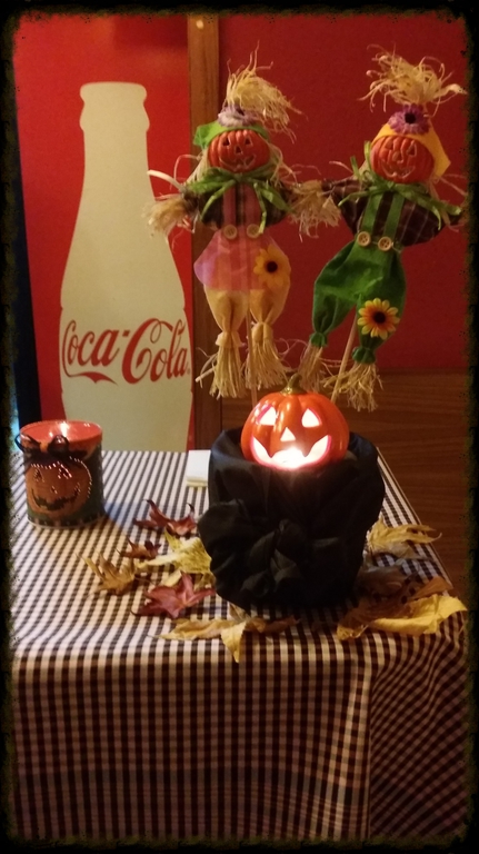 Decoración de Halloween colorida
